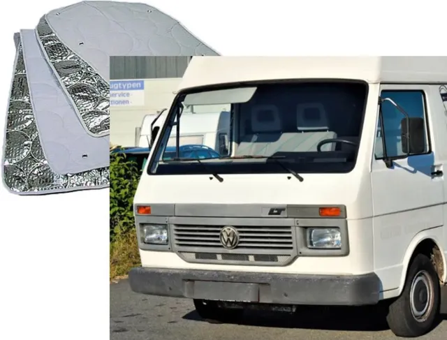 Geschikt voor volkswagen LT Raamisolatie Geschikt voor Volkswagen LT 28 Of LT 31 (3 delige set) tot bouwjaar 1996 grijs