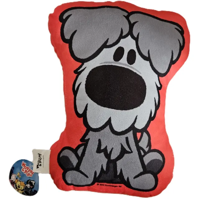 Woezel en Pip Woezel & Pip 1X Vormkussen - keuzen uit 2 kleuren rood of geel