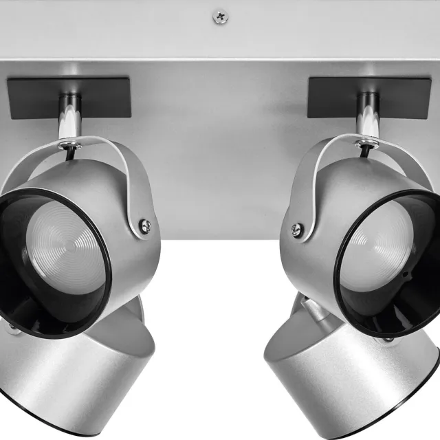 LEDVANCE DECOR SPOT JUPITER, 22W, 750lm, zilver, spot, verstelbare koppen, veelzijdig gebruik, interieurspot, warm witte lichtkleur, hoogwaardige optiek, eenvoudige installatie