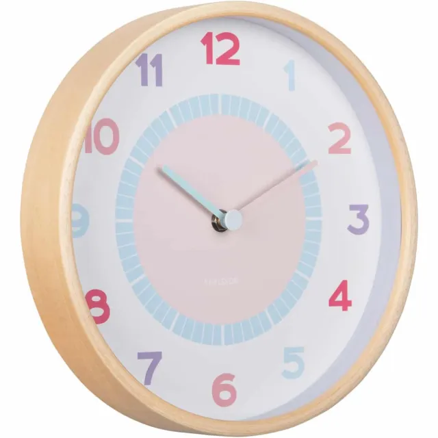 Karlsson Wandklok Chica - Multicolor - Ø25cm - Wandklok Scandinavisch