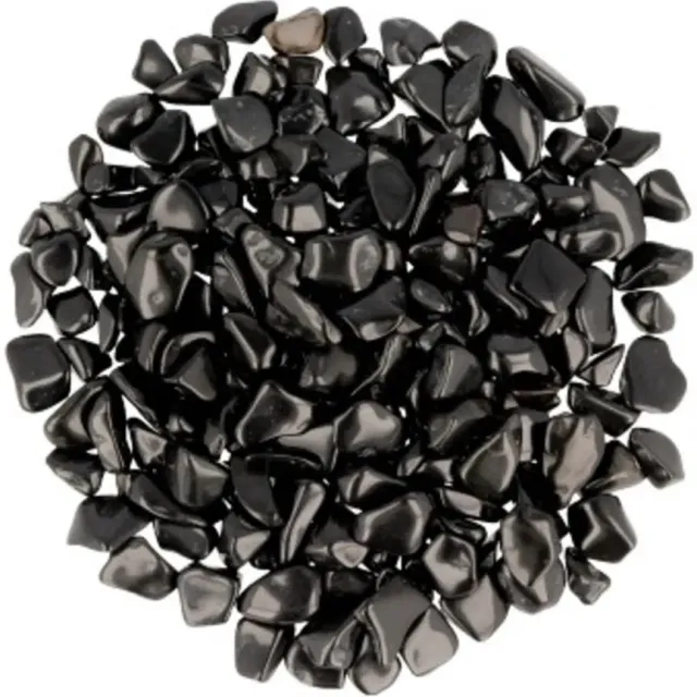 Ruben Robijn Onyx 100 gr. trommelstenen (mt1) Zwart