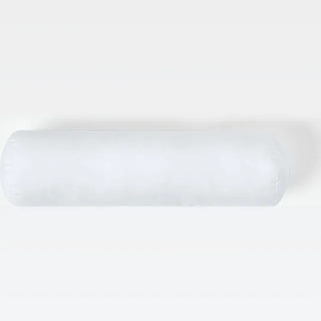 Homescapes nekrol kussen – 30×9 cm – supermicrovezel nekkussen – OEKO-TEX® – machinewasbaar – hypoallergeen Wit