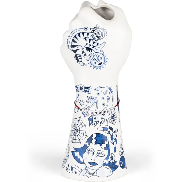 Bold Monkey Liberty Matters vaas blauw Zwart