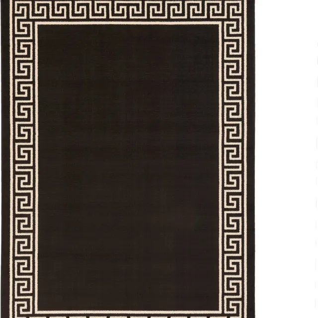 Pergamon Vloerkleed Tapijt Trendline Romeinse rand Bruin