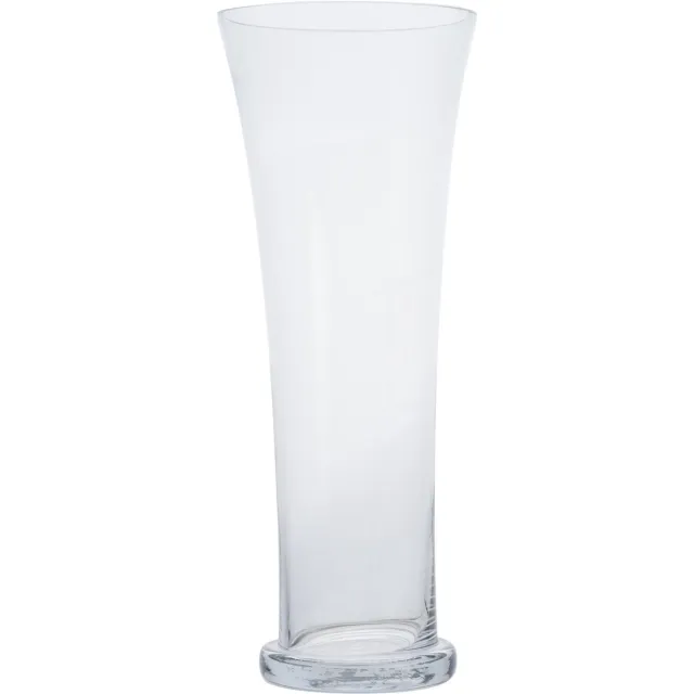 Cosy&Trendy Trompet vaas glas transparant 17 x 39 cm - Transparante vazen van glas