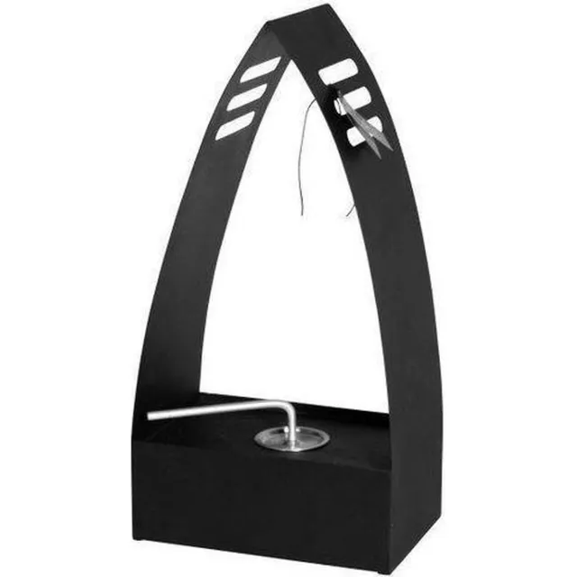 Fleem Lantaarn Fire triangle metaal 50x26cm zwart