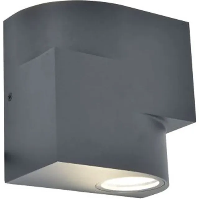 Lutec Marbo up & down wandlamp voor buiten - GU10 - Donkergrijs