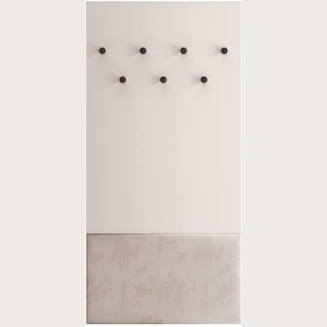 Selsey DIOCE- Wandgarderobe - 69 cm - graubeige