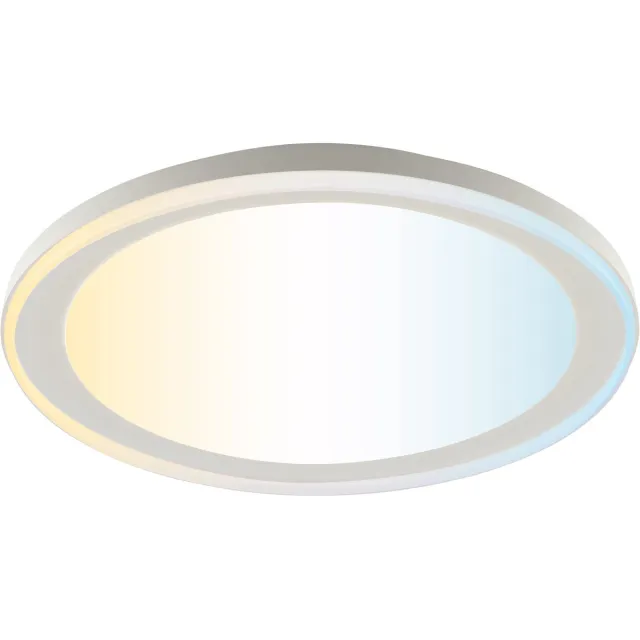 Brilliant Pederson - Plafondlamp - LED 10W - CCT - 3000K-6500K - Dimbaar - Nachtlicht - Timer - Afstandsbediening - Wit
