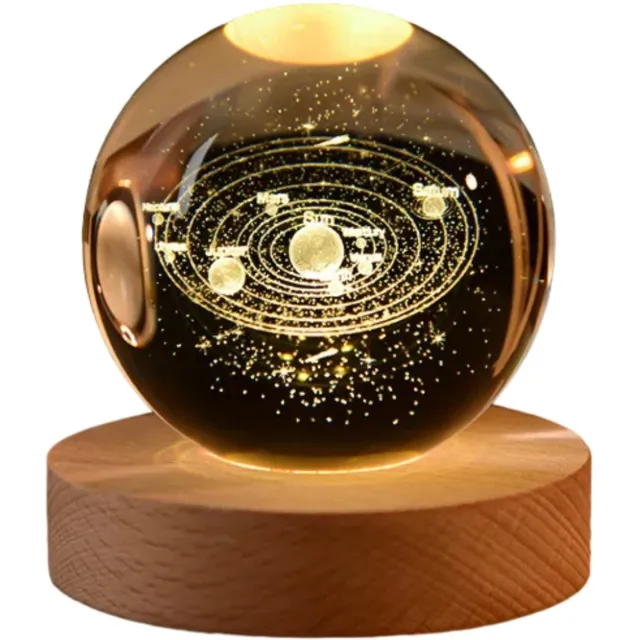 Jojoy LED Bol - Tafellamp - Nachtlamp - Zonnestelsel Lamp - Space Lamp - Ruimte Lamp - LUMABALL Warm Wit