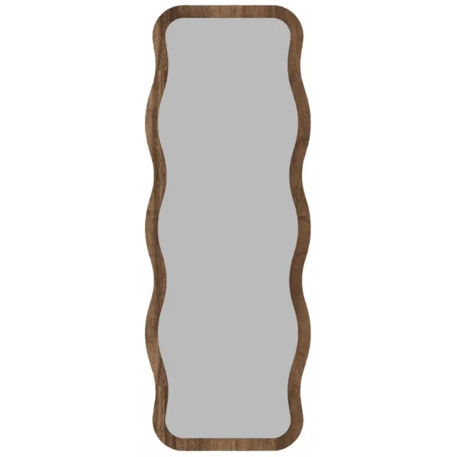 Drawer Luna - Vrijstaand houten spiegel 50x160cm donker hout