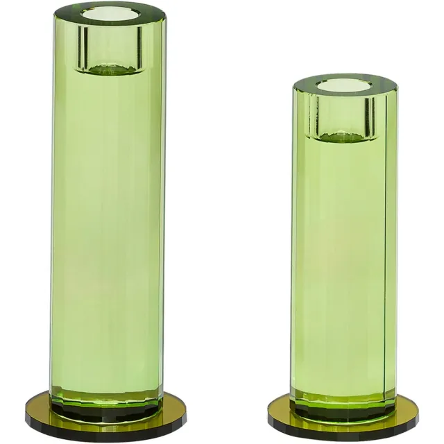 Hübsch kandelaar Cut Green Groen