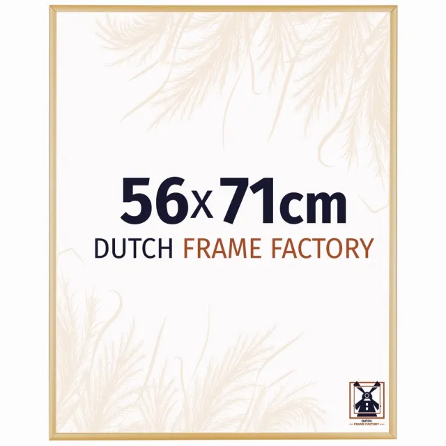 Dutch Frame Factory Fotolijst 56x71 cm - Aluminium - Goud Vintage - Kampen