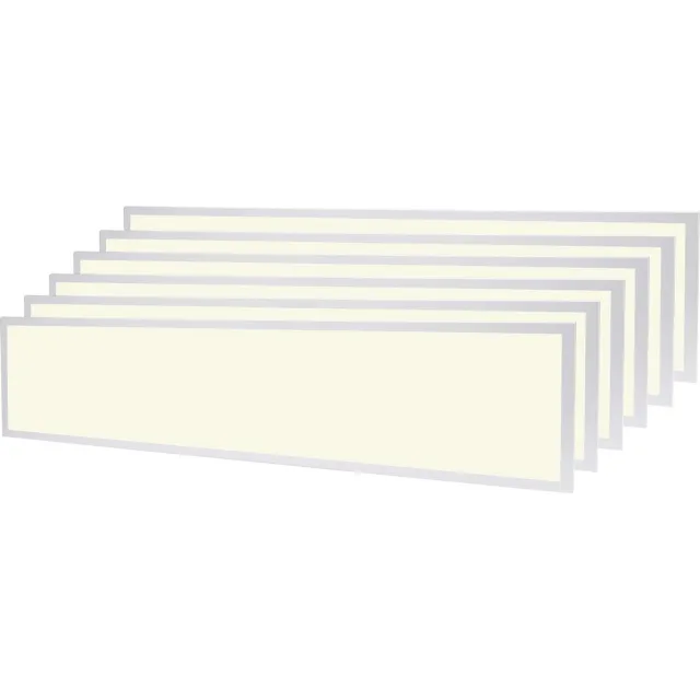 LEDVION 6X LED Paneel - 120x30 - 36W - 3000K - UGR Wit