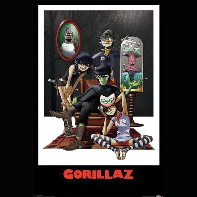 Gorillaz Gorillaz Unisex Poster - meerkleurig - Standard multicolor