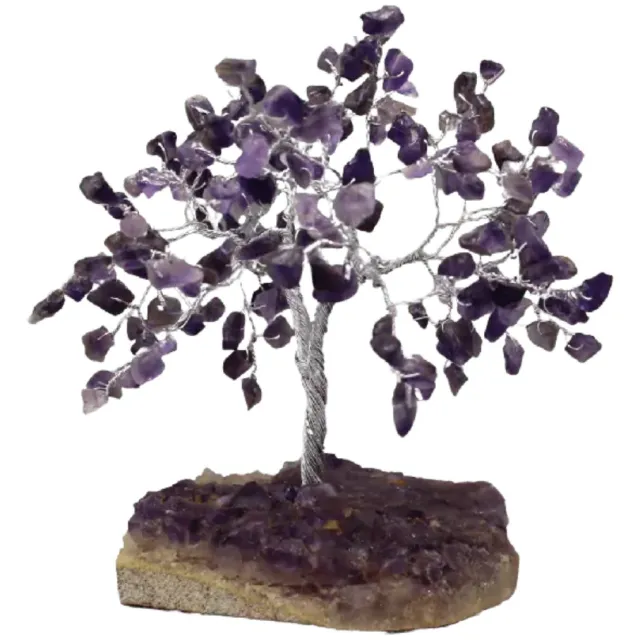 Green Tree Candle Company Edelsteenboom Amethist – Kristalboom Decoratie – Edelstenen Boom paars
