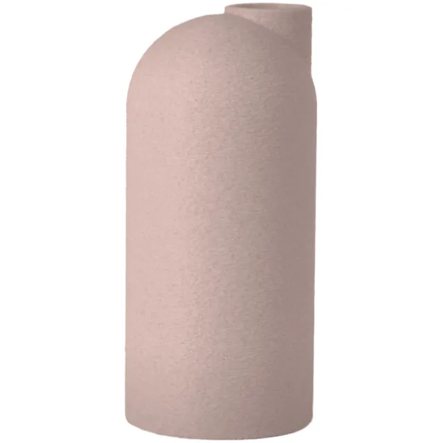 Layvo LIORA Vaas - Bloesem - D12 x H25 cm - droogbloemen vaas - gerecycled plastic