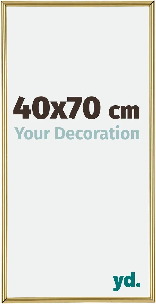 yd. Your Decoration - Fotolijst 40x70 cm - Kunststof - Goud - Annecy