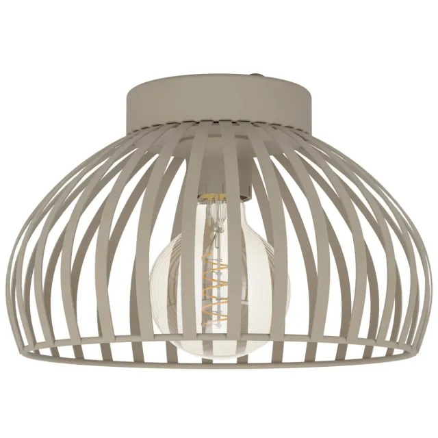 EGLO Mogano 3 Plafondlamp - E27 - Ø 28 cm - Zandkleur - Staal Zand;