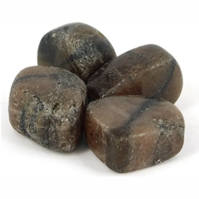Ruben Robijn Chiastoliet trommelstenen 250 gr. (mt3) Bruin