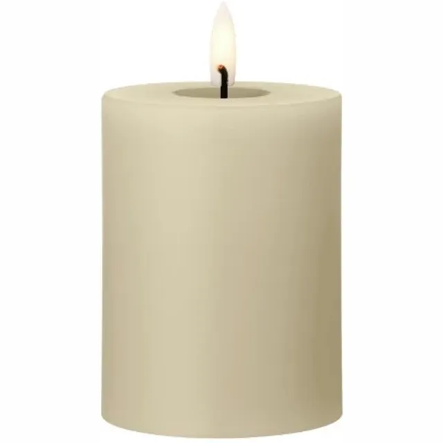 Ester & Erik Led Pillar kaars H10cm pale ginger beige
