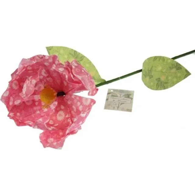 Meander 4x Bloem papier fuchsia 70x25cm Zie foto