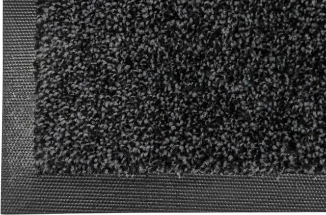 LogoMatz schoonloopmat Iron Horse 85cm x 120cm Graniet - vuil absorberend - water absorberend - wasbaar