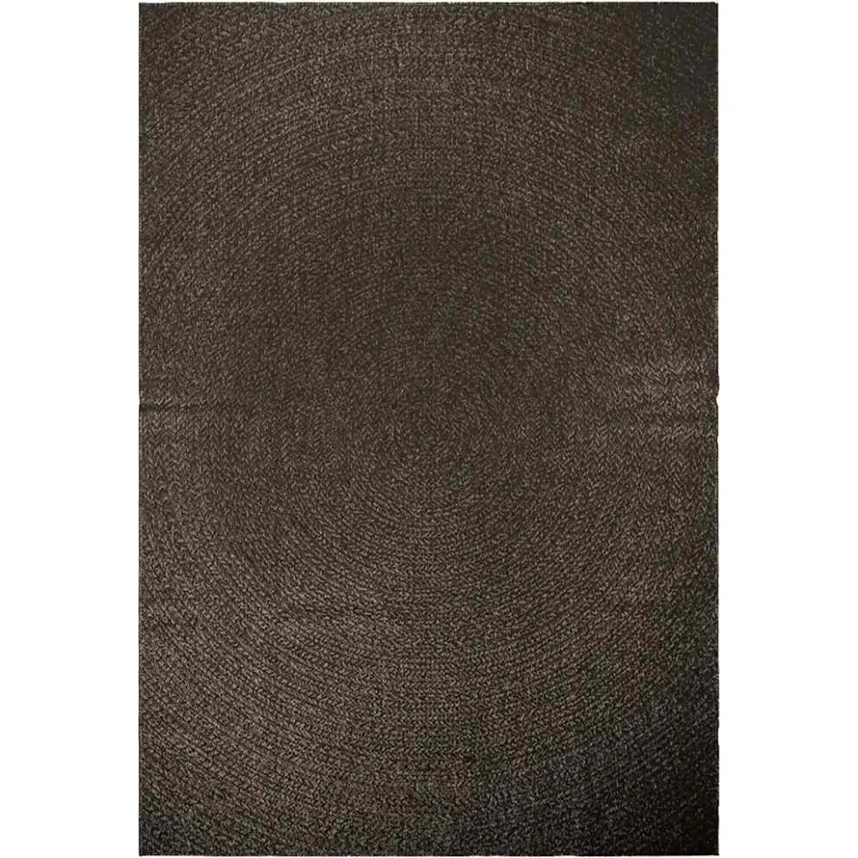 vidaXL Vloerkleed ZIZUR binnen en buiten 200x290cm jute look antraciet Anthraciet