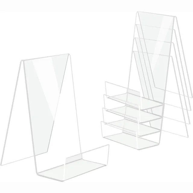 Imperatoris Boekenstandaard – Boekhouder voor Receptenboekhouder/Kookboek Standaard & Koffietafelboek – Tablethouder/Boeksteun - 5 stuks Colourless or transparent