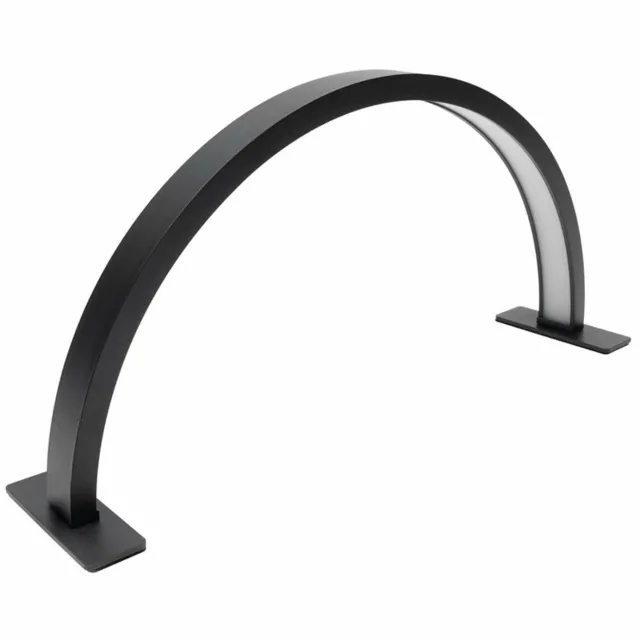 Hauskraft Halve Maan Lamp - Manicure Lamp - LED Bureaulamp - 75 cm - Dimbaar - 3 Lichtkleuren - Zwart