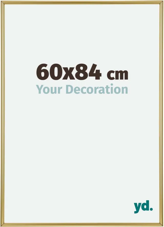 yd. Your Decoration - Fotolijst 60x84 cm - Kunststof - Goud - Annecy