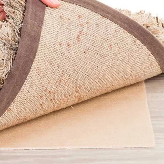 MrCarpet Antislip ondertapijt voor vloerkleden 150 x 220cm / rond 200Ø cm of kleiner Mrcarpet naturel
