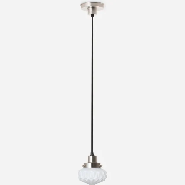 Coloured by Art Hanglamp aan snoer Eternal Star 20's Matnikkel - Art Deco Trade