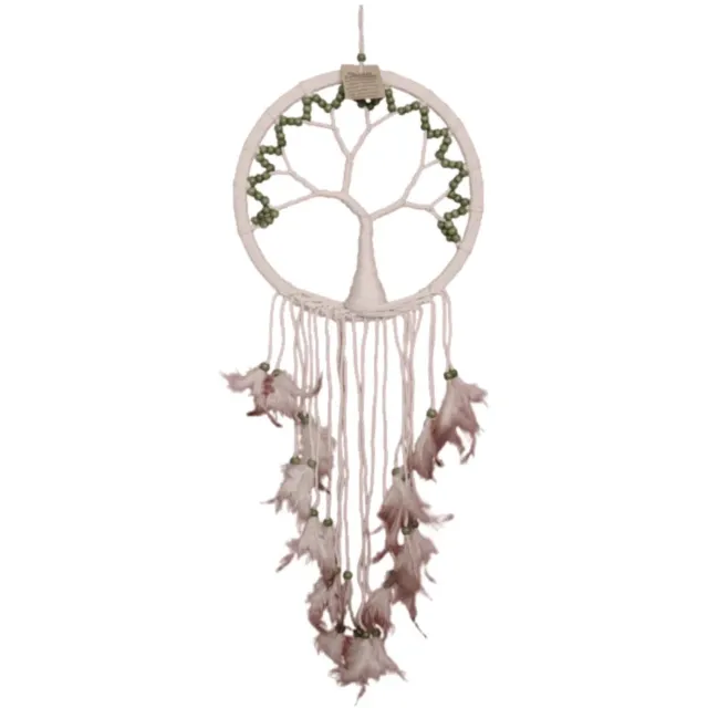 Ruben Robijn Dromenvanger Tree of life 30 cm groene kralen n.n.b