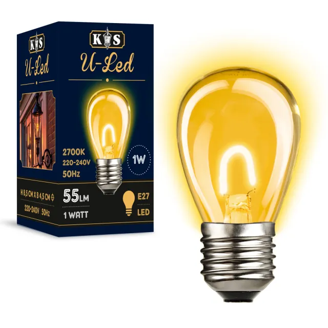 KS Verlichting 1 Watt LED Lichtbron - Helder