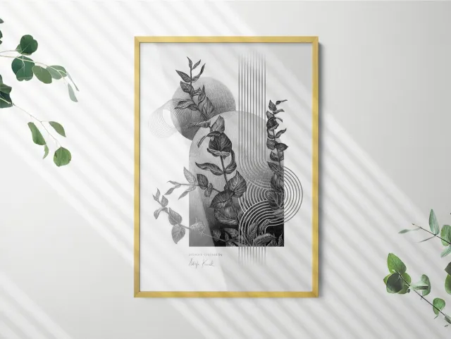 Coloray Gouden Fotolijst - Gouden Fotolijst Voor Aan De Muur - 70x100 cm - Poster Lijst - Goud Fotolijst - Elegante Fotolijst - Fotolijst Voor Kantoor - Decoratieve Fotolijst - Fotolijst Modern Design