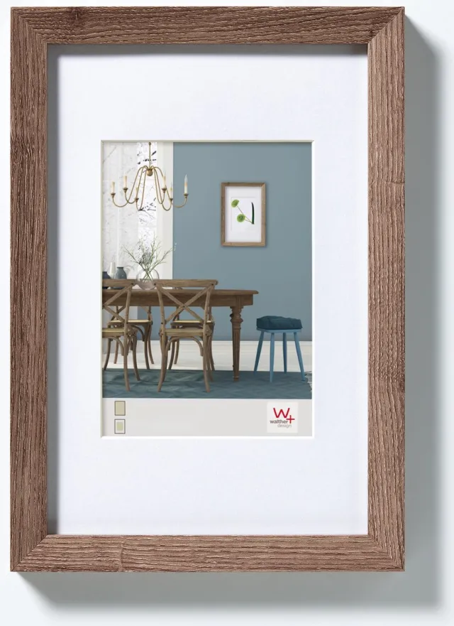 Walther Fiorito - MDF Houten lijst - Fotoformaat 30x45 cm - Walnoot