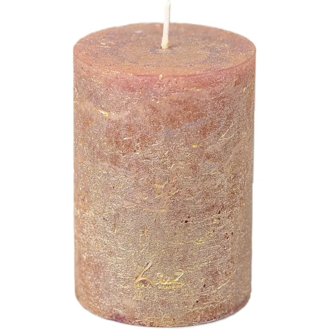 Rasteli Luz Your Senses Stomp Kaars Goud-Avond Goud D 7 cm H 10 cm Per 2 Stuks