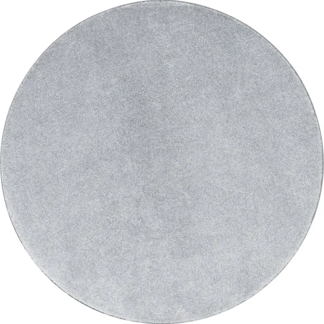 Snapstyle Vloerkleed Hoogpolig luxe velours Touch rond Grijs