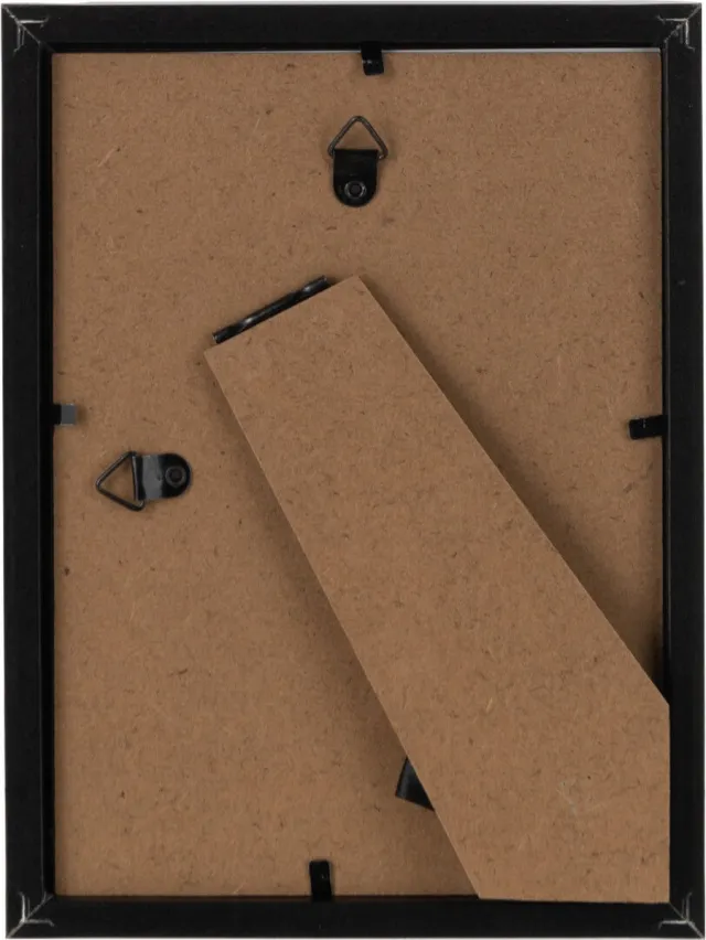 J-Line fotolijst Basic - hout - zwart - small - 2 stuks