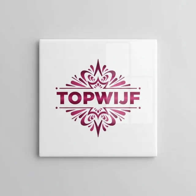 Nevolis Topwijf Tegel – Krachtige Nederlandse Compliment Tekst – Decoratieve Keramische Tegel voor Huis & Muur 15 x 15 cm Multi Color