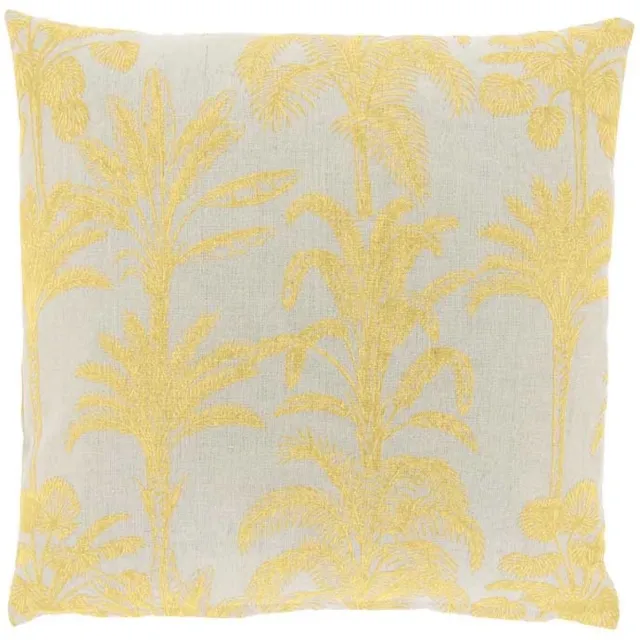 Unique Living Sierkussen Tilly Lemon Yellow -45x45cm Geel