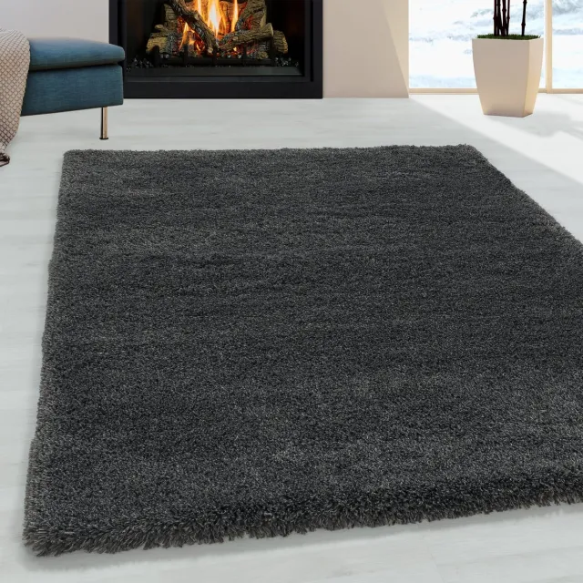 Muratap Pearl Soft Hoogpolig Vloerkleed Grijs- 80x250 CM