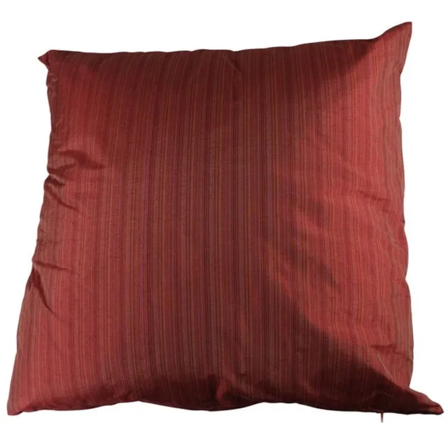 Linen & More Kussen Tafeta Jaipur Rood | 50 X 50 | Sierkussen Voor Woonkamer Of Slaapkamer