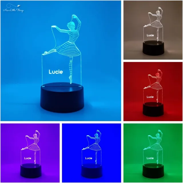 Nice Little Things [Nice Little Things] - Gepersonaliseerde RGB LEDlamp Ballerina