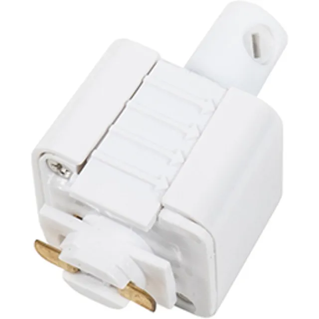 QAZQA Hanglamp adapter voor 1-fase rail wit Wit hanglamp adapter