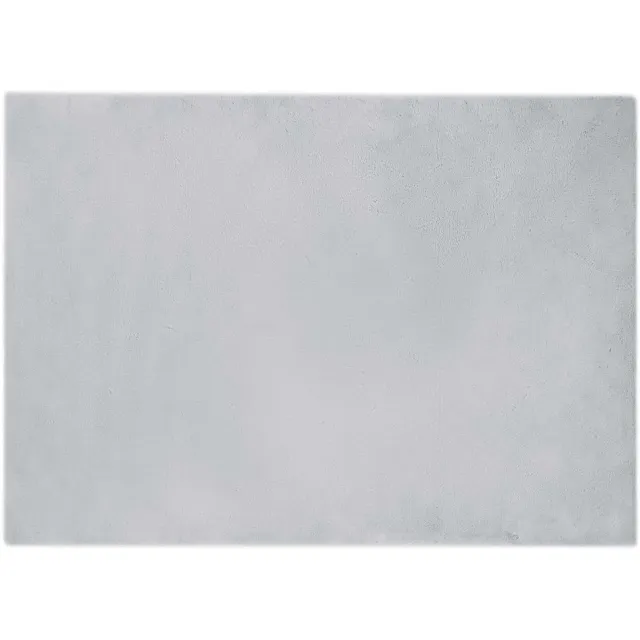 vidaXL Antislip - vloerkleed - van - imitatie - konijnenbont - OLITE - Grijs