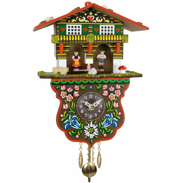 Trenkle 808_PQ - Wandklok - kwarts - Miniatur-Uhr meerkleurig