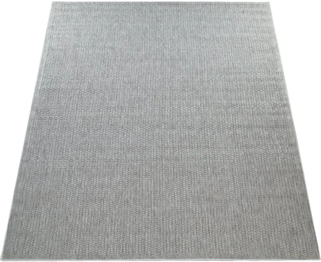 flycarpets Binnen & Buitenkleed Timiso - Effen Uni - Grijs