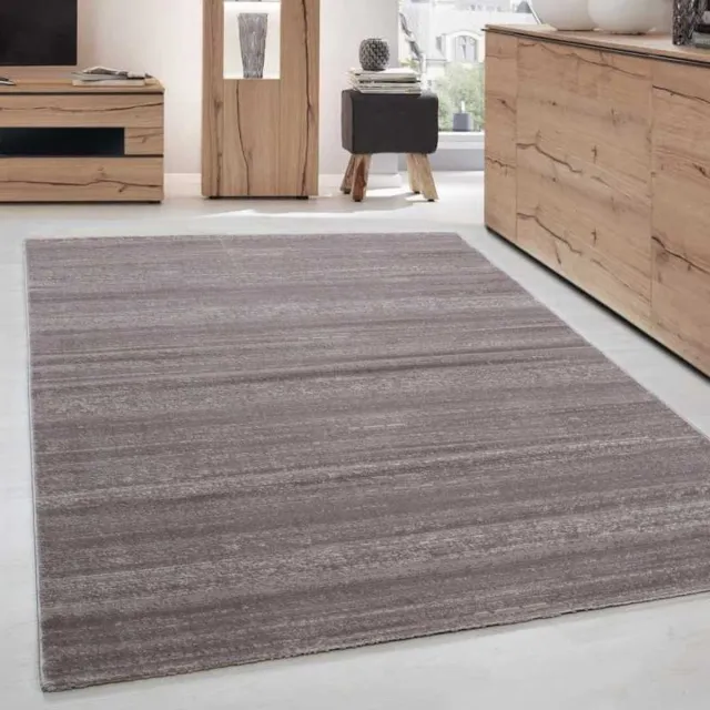 TapisTrend Designer tapijt Beige 120x170 cm Modern, kortpolig vloerkleed voor de woonkamer, mokka